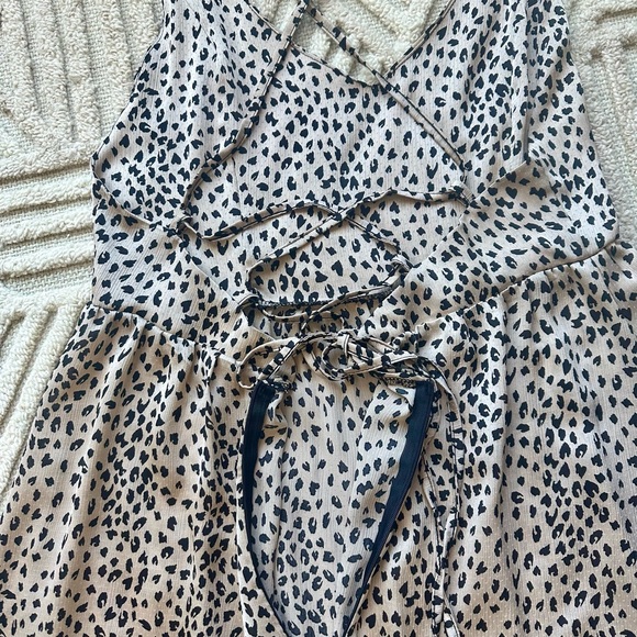 Cupshe Leopard Print Maxi Dress - Tan and Black - Picture 7 of 9